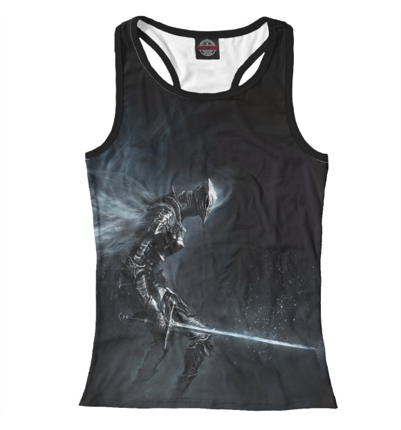 Женская майка-борцовка с изображением Dark souls 3 цвета Белый