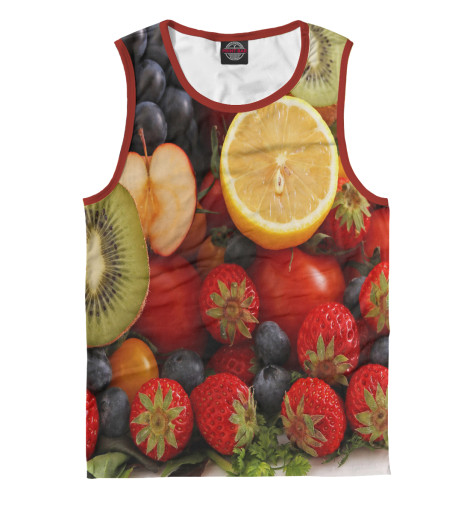 

Майки Print Bar, Белый, Фрукты