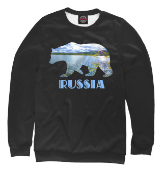 Женский свитшот Моя Россия - Мои просторы