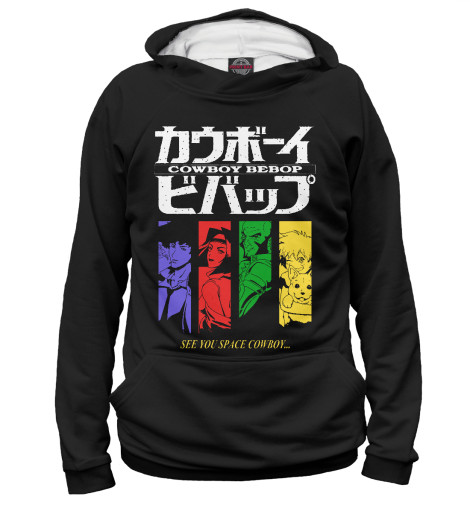 

Худи Print Bar, Белый, Ковбой Бибоп