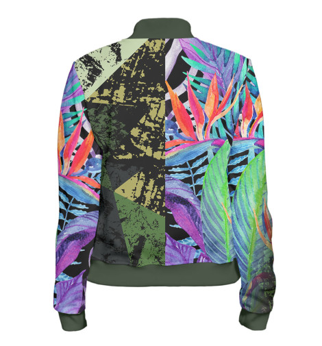 

Бомбер Print Bar, Молочно-белый, Абстракция