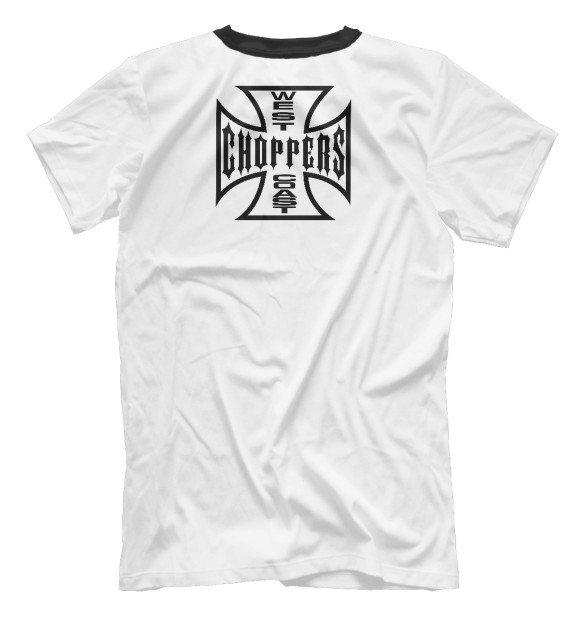 Футболка для мальчиков с изображением West Coast Choppers цвета Белый