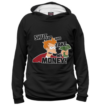 Мужское худи Shut up and take my money!