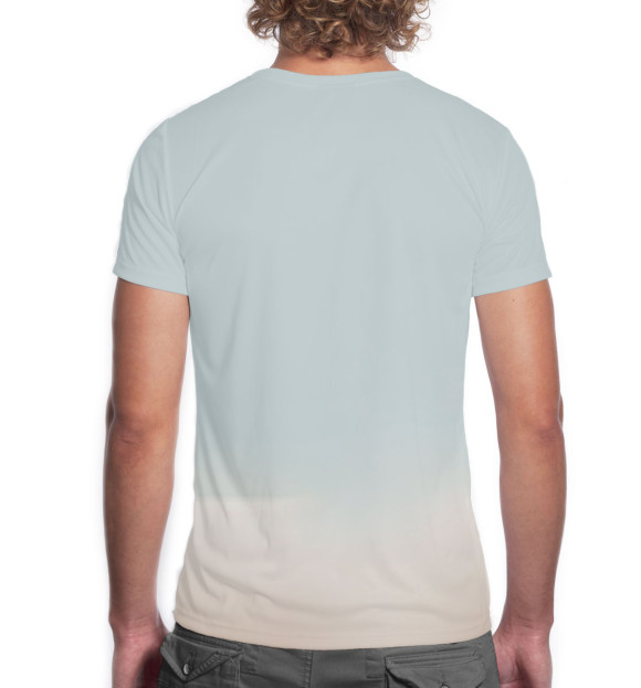Мужская футболка с изображением Немецкая овчарка цвета Белый