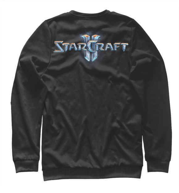Женский свитшот с изображением StarCraft2 цвета Белый