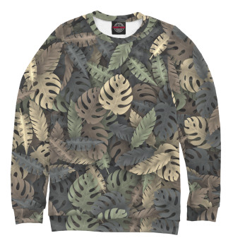 Женский Свитшот Тропический камуфляж