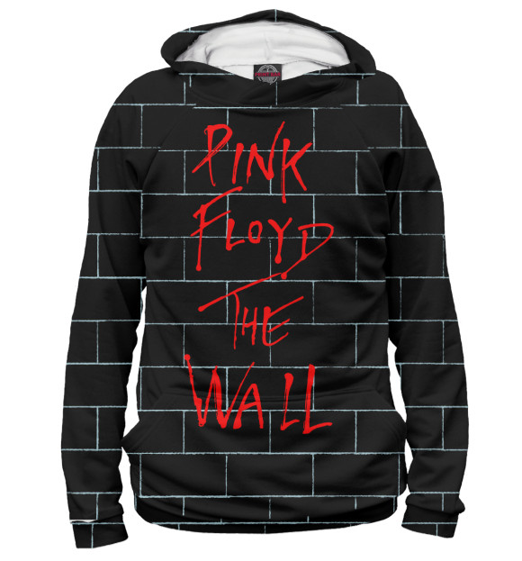 Женское худи с изображением Pink floyd цвета Белый