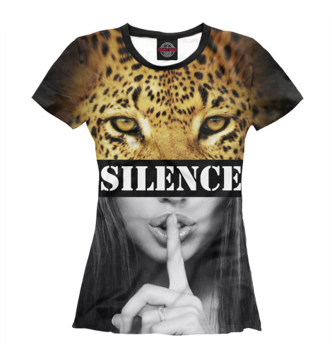 

Футболки Print Bar, Белый, Silence