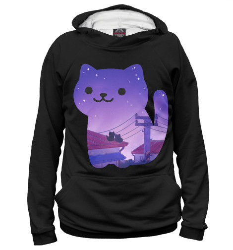 

Худи Print Bar, Белый, Cats