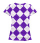 Женская футболка Фиолетовые кубики