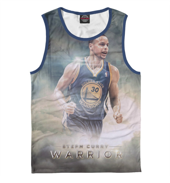 Майка для мальчика с изображением Stephen Curry цвета Белый