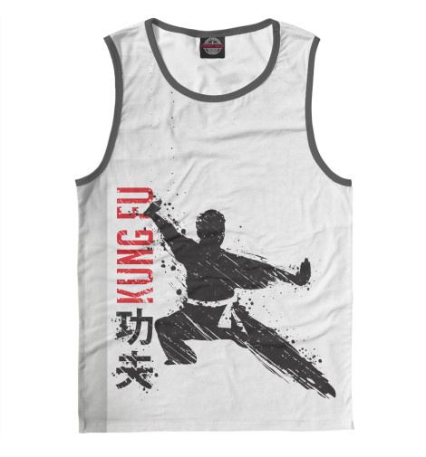 

Майки Print Bar, Белый, Kung Fu