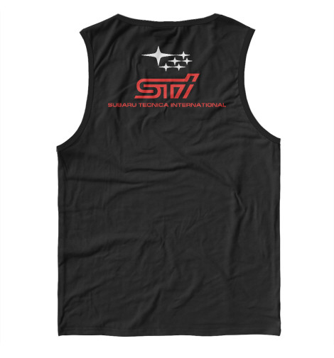 

Майки Print Bar, Белый, Impreza sti