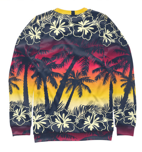 

Свитшоты Print Bar, Белый, Тропики