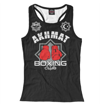 Женская майка-борцовка Akhmat Boxing Club
