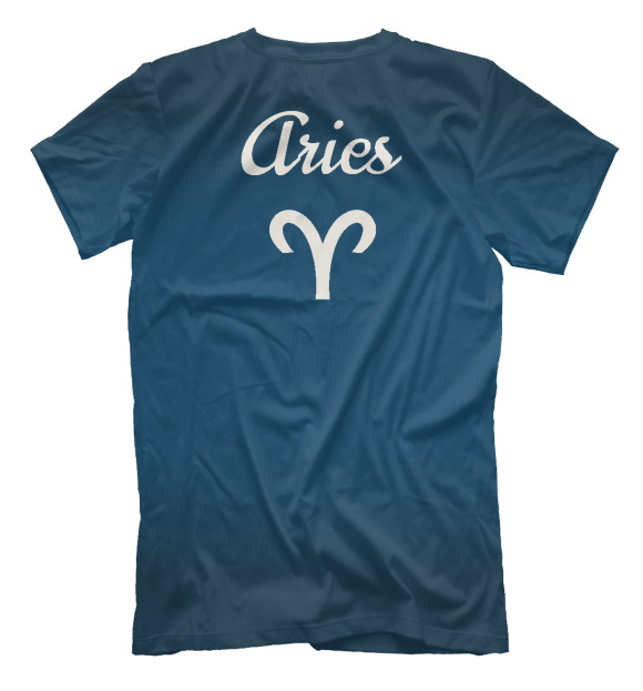 Футболка для мальчиков с изображением Aries цвета Белый