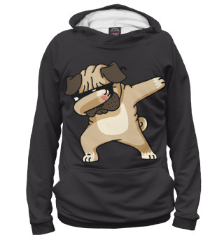 Женское худи pug dab