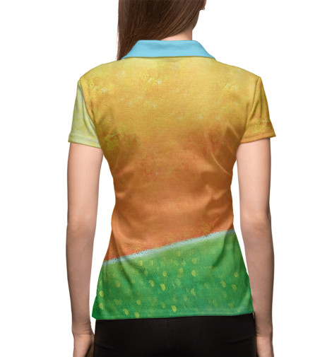 

Поло Print Bar, Белый, Улитка