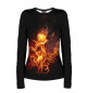 Женский лонгслив Fire flower