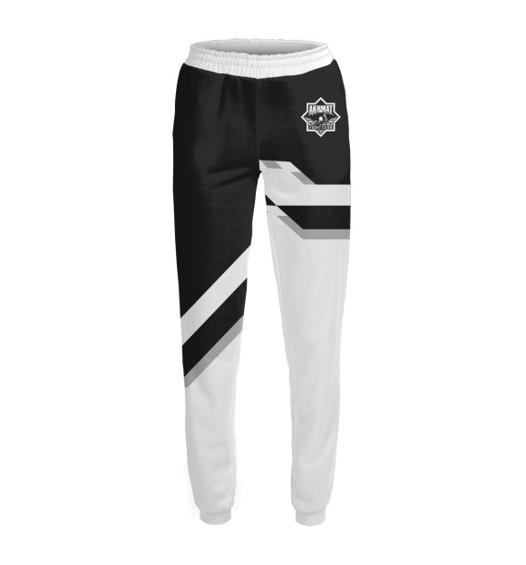 Женские спортивные штаны с изображением Akhmat Fight Club цвета Белый