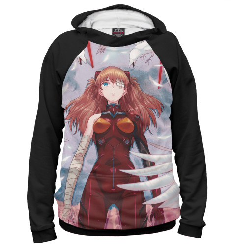 

Худи Print Bar, Белый, Evangelion Asuka 2