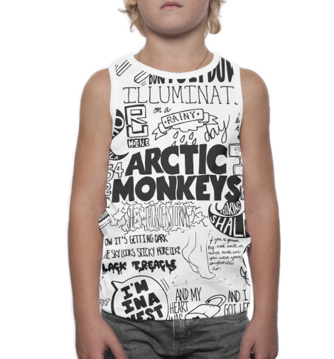 

Майки Print Bar, Белый, Arctic Monkeys