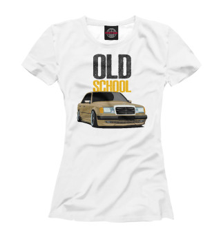 Женская футболка Old School Benz