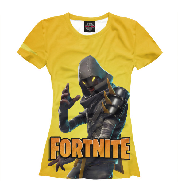 Женская футболка с изображением FORTNITE цвета Белый