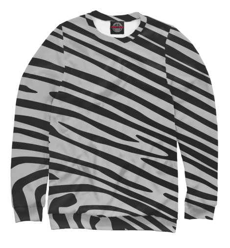 

Свитшоты Print Bar, Белый, Зебра