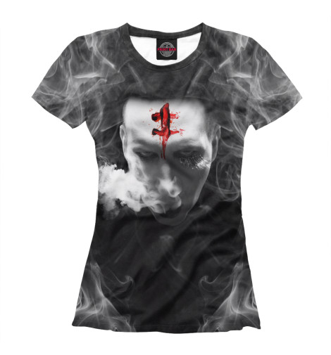

Футболки Print Bar, Белый, Marilyn Manson