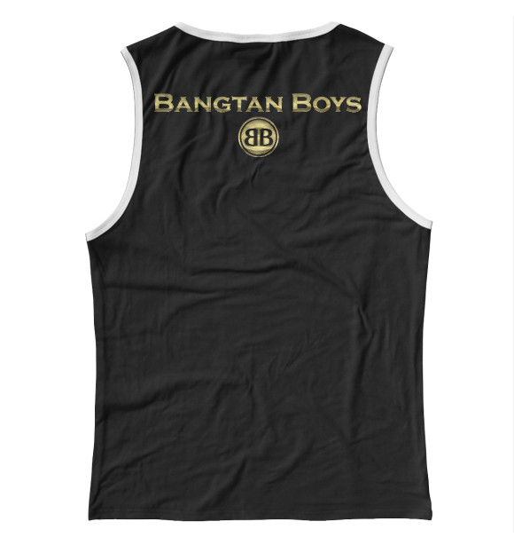Майка для девочки с изображением Bangtang Boys (BTS) цвета Белый