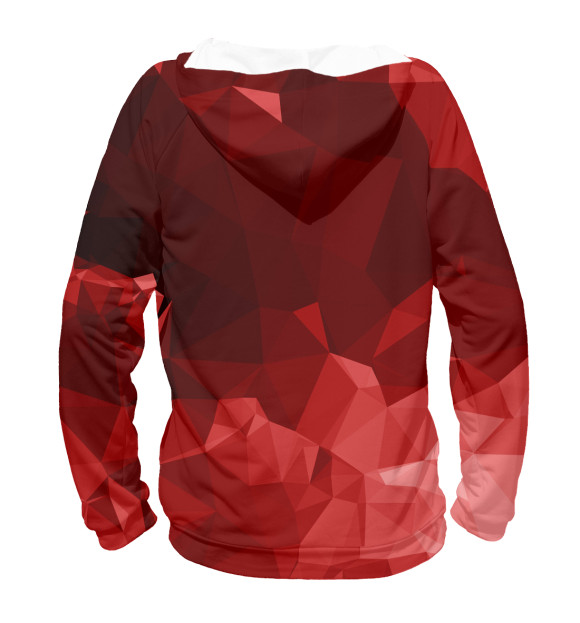 Женское худи с изображением Liverpool Polygons цвета Белый