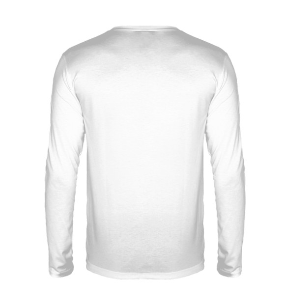 Мужской лонгслив с притом Banksy цвета Белый Мужской лонгслив с изображением Banksy цвета Белый