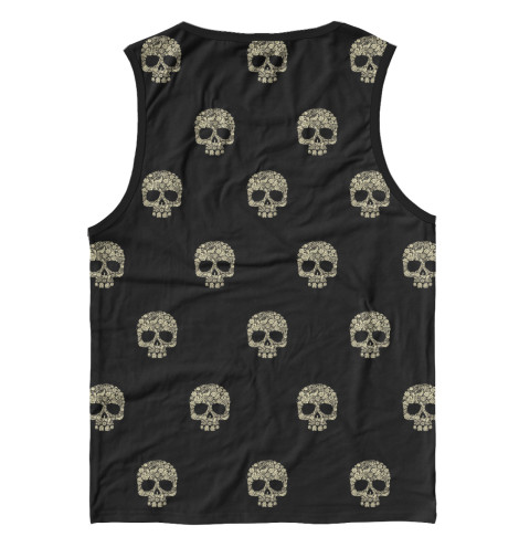 

Майки Print Bar, Белый, Черепа