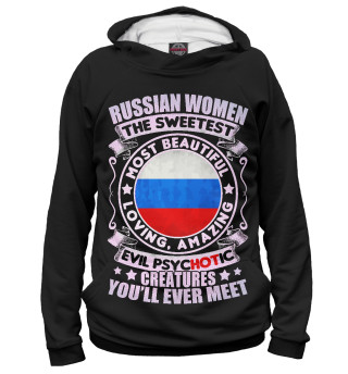 Худи для девочки Russian Woman
