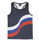Мужская майка-борцовка Tricolour Line