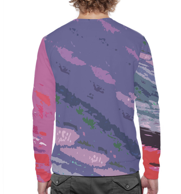 Мужской свитшот с изображением Скриптонит цвета Белый