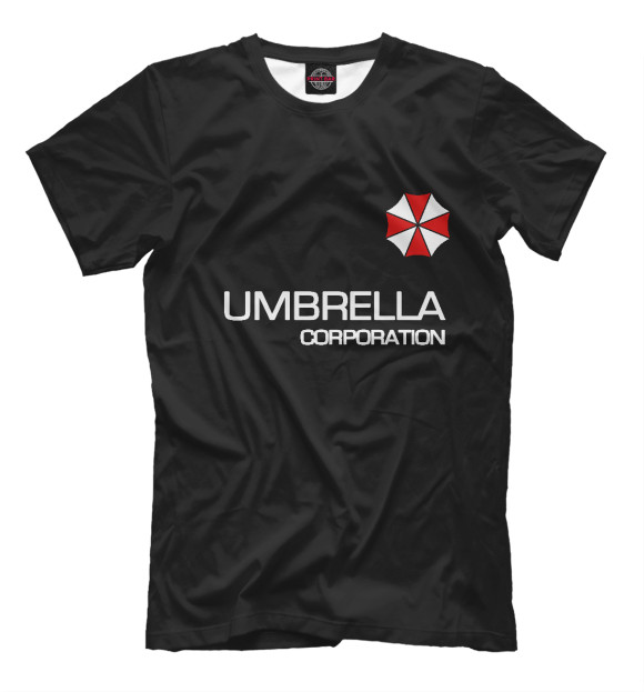 Мужская футболка с изображением Umbrella Corp цвета Белый