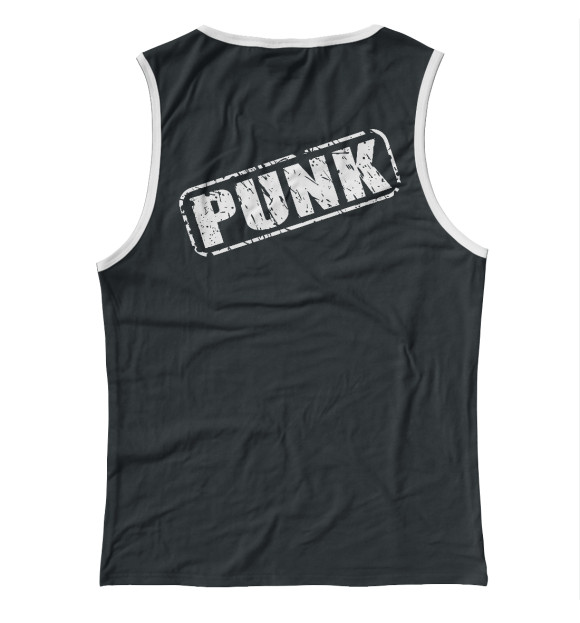 Майка для девочки с изображением Punk's Not Dead цвета Белый