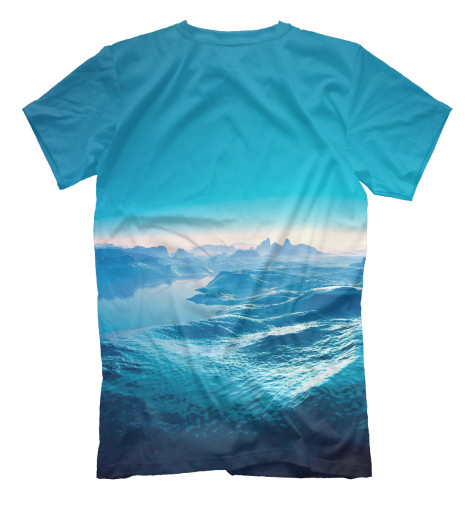 

Футболки Print Bar, Грязно-голубой, День ВДВ