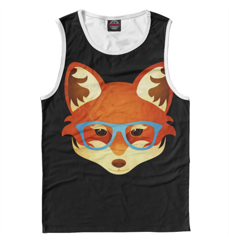 

Майки Print Bar, Белый, Лиса