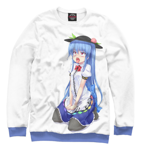 Свитшот для мальчиков с притом Твоя Ахегао тян цвета Белый Свитшот для мальчиков с изображением Твоя Ахегао тян цвета Белый