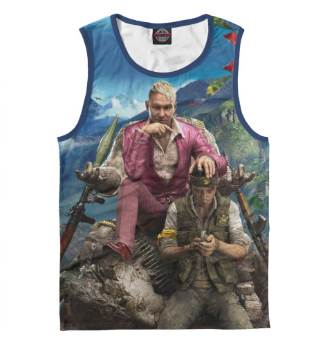 

Майки Print Bar, Белый, Far Cry 4 — Пэйган Мин