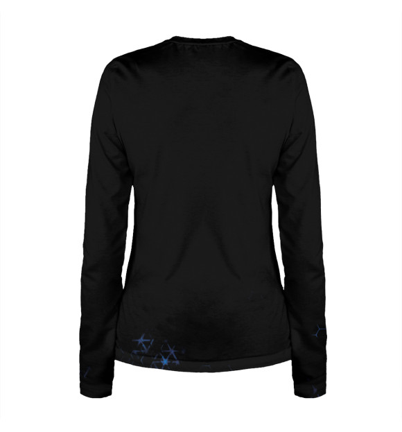 Женский лонгслив с изображением Stop War цвета Белый