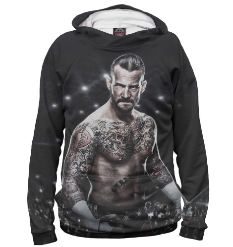 

Худи Print Bar, Белый, CM Punk