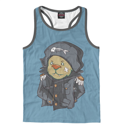 

Майки борцовки Print Bar, Белый, Кот Наполеон