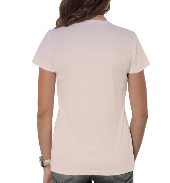 Женская футболка с изображением Титаник цвета Белый