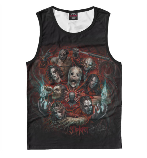 

Майки Print Bar, Белый, Slipknot