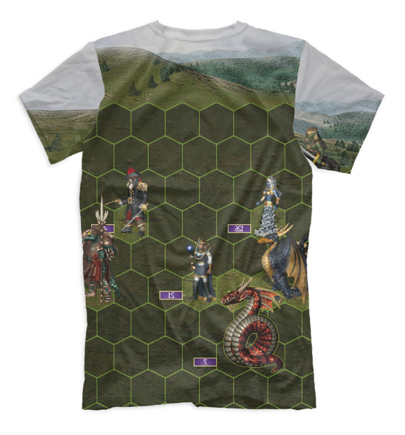 Футболка для мальчиков с изображением Герои Меча и Магии цвета Белый