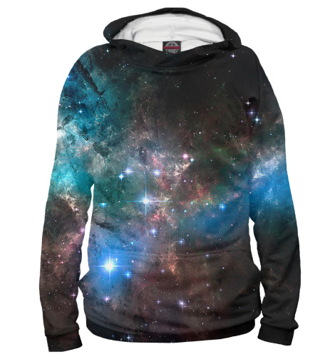 

Худи Print Bar, Белый, Космос